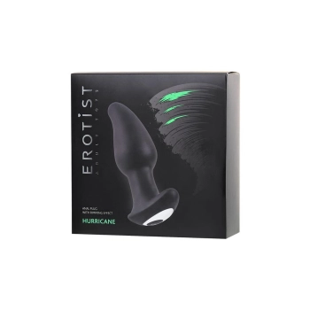 Erotist Hurricane Butt Plug with rimming effect, 10 vibration modes, waterproof, silicone