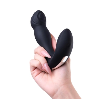 Prostate vibration stimulator with remote control Erotist Mounto, silicone, 13.2 cm