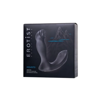 Prostate vibration stimulator with remote control Erotist Mounto, silicone, 13.2 cm