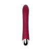 Vibrator with clitoral stimulator LEROINA by TOYFA Sangra, silicone, burgundy, 20.5 cm