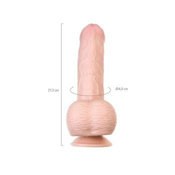 Dildo realistyczne My Babe by RealStick My Sweety cieliste TPE 21,5 cm