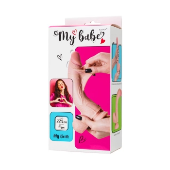 Dildo realistyczne My Babe by RealStick cieliste TPE 22 5 cm