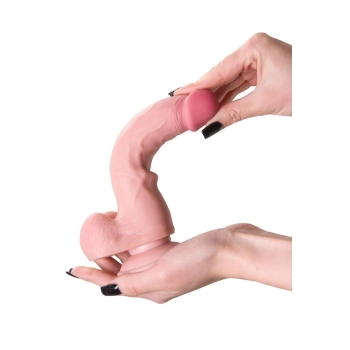 Dildo realistyczne My Pretty RealStick cieliste TPE 20 cm