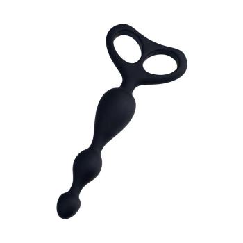 TOYFA POPO Pleasure Anal Beads Black