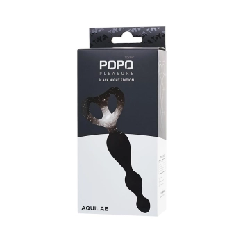 TOYFA POPO Pleasure Anal Beads Black