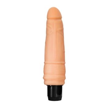 Wibrator realistyczny A Toys z pierścieniami 19 cm