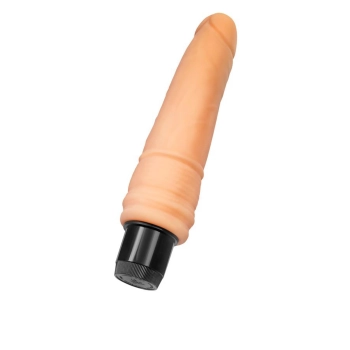 Wibrator realistyczny A Toys z pierścieniami 19 cm