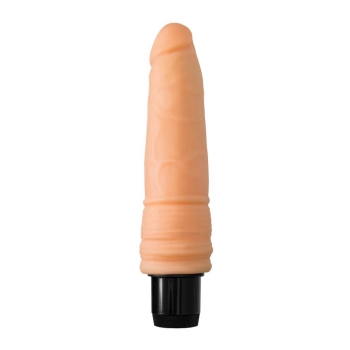 Wibrator realistyczny A Toys z pierścieniami 19 cm
