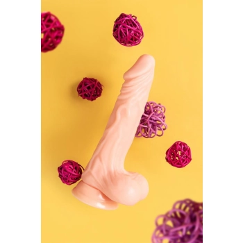 A-TOYS, Realistic Dildo, TPE, Flesh, 14 cm
