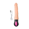 Wibrator grzewczy elastyczny TPE A-Toys Benedick 19 cm
