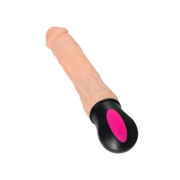 Wibrator grzewczy elastyczny TPE A-Toys Benedick 19 cm