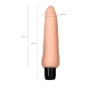 Wibrator realistyczny A-Toys Lank TPE 20 cm