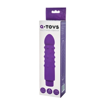 A-TOYS, Vibrator, Silicone, Purple, 17 cm