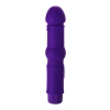 A-TOYS, Vibrator with clitoral stim, Silicone, Purple, 18 cm