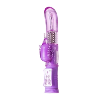 Wibrator króliczek rotacyjny A Toys TPE 22 cm