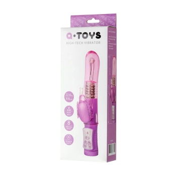 Wibrator króliczek rotacyjny A Toys TPE 22 cm