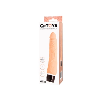 A-TOYS, Realistic Multi-Speed Vibrator, Silicone, Vibration Modes, 17.2 CM