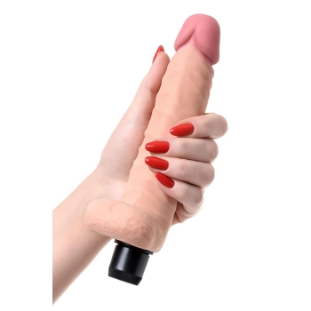 Wibrator realistyczny A Toys TPE wielobiegowy 18 cm