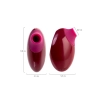 Stymulator próżniowy Myrty bordowy USB 9,8 cm