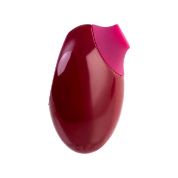 Stymulator próżniowy Myrty bordowy USB 9,8 cm