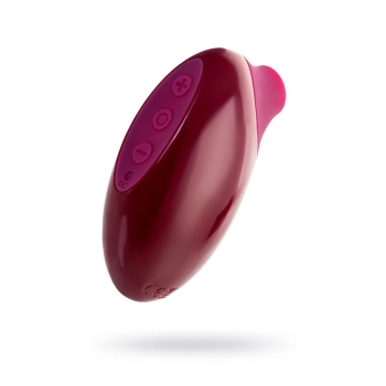Stymulator próżniowy Myrty bordowy USB 9,8 cm