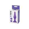 Korek analny silikonowy z przyssawką A-Toys fioletowy 10 cm
