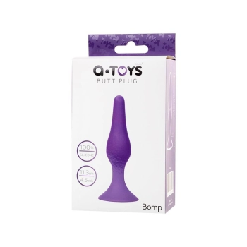A-TOYS, Anal Plug, Silicone, Purple, 11,3 cm