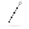 Koraliki analne silikonowe A-Toys Coron z 7 kulkami czarne 36 cm