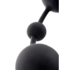 Koraliki analne silikonowe A-Toys Coron z 7 kulkami czarne 36 cm