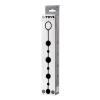 Koraliki analne silikonowe A-Toys Coron z 7 kulkami czarne 36 cm