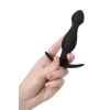 Korek analny silikonowy A Toys czarny S 11,5 cm