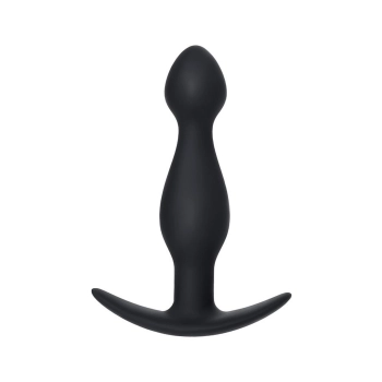 Korek analny silikonowy A Toys czarny S 11,5 cm