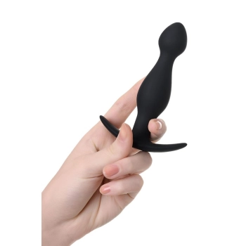 Korek analny silikonowy A Toys czarny S 11,5 cm