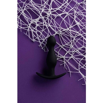 Korek analny silikonowy A Toys czarny S 11,5 cm