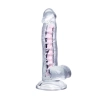 Elastyczne dildo A Toys Paret przezroczyste 18 cm