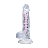 Elastyczne dildo A Toys Paret przezroczyste 18 cm