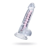 Elastyczne dildo A Toys Paret przezroczyste 18 cm