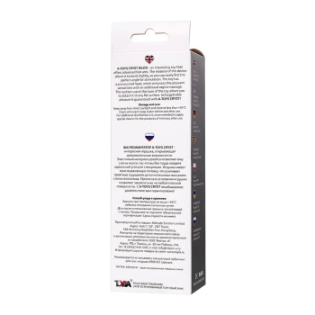 Realistic dildo A-Toys by TOYFA Cryst, TPE, transparent, 15 cm
