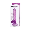 Elastyczne realistyczne dildo Celiam A Toys fioletowe 20,5 cm
