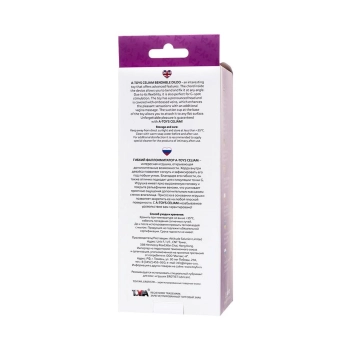 Elastyczne realistyczne dildo Celiam A Toys fioletowe 20,5 cm