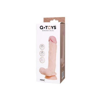 Dildo realistyczne z przyssawką A Toys TOYFA Minc TPE 21 cm