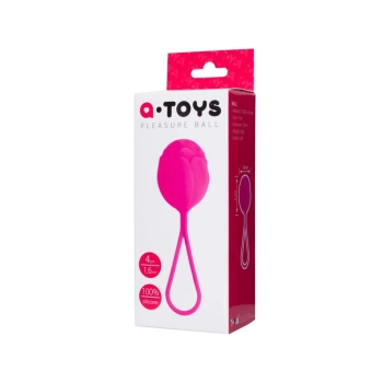 Kulki waginalne silikonowe A-Toys Rosi różowe 3.5 cm