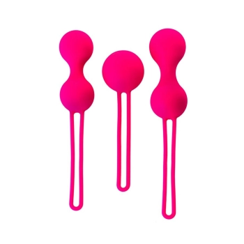 A-TOYS, Set of vaginal balls, 7,9 cm, silicone, diameter 3-3,2 cm