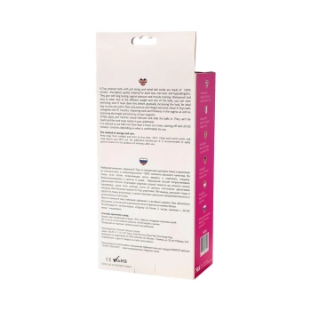 A-TOYS, Set of vaginal balls, 7,9 cm, silicone, diameter 3-3,2 cm