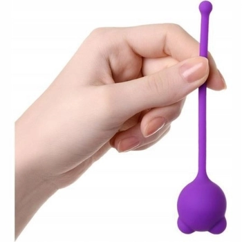 Kulki waginalne silikonowe AToys fioletowe 12 cm