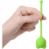 Kulki waginalne silikonowe A Toys zielone 12 cm
