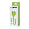 Kulki waginalne silikonowe A Toys zielone 12 cm