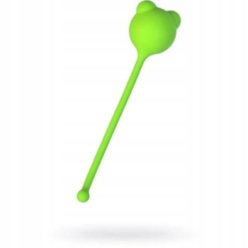 Kulki waginalne silikonowe A Toys zielone 12 cm