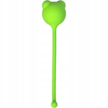Kulki waginalne silikonowe A Toys zielone 12 cm