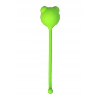 Kulki waginalne silikonowe A Toys zielone 12 cm